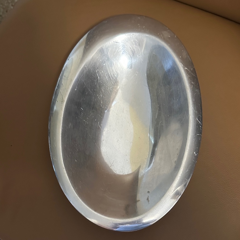 Nambé serving piece, model 762, designed by Aaron Johnson in 2004.